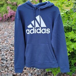 Adidas Originals Trefoil hooded sweatshirt Navy size Large